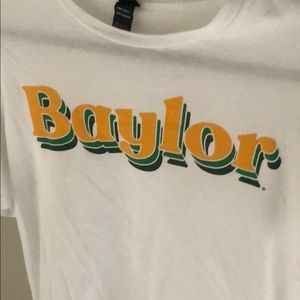 WHITE BAYLOR TEE